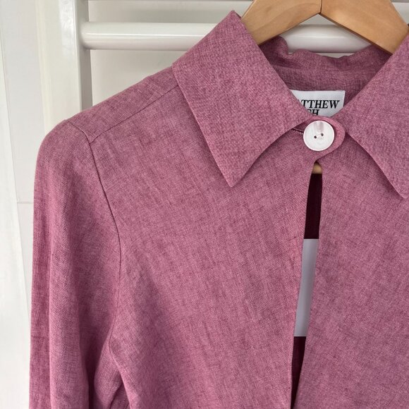 Matthew Bruch Linen Top - Picture 3 of 5